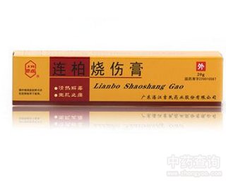 連柏燒傷膏